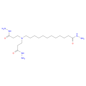 Dodecanoic acid, 12-[bis(3-hydrazino-3-oxopropyl)amino]-, hydrazide