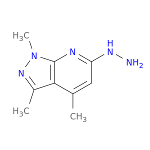 1H-Pyrazolo[3,4-b]pyridine,6-hydrazinyl-1,3,4-trimethyl-