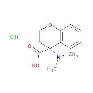 4-(dimethylamino)-3,4-dihydro-2H-1-benzopyran-4-carboxylic acid hydrochloride