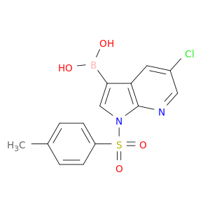 (5-Chloro-1-tosyl-1H-pyrrolo[2,3-b]pyridin-3-yl)boronic acid