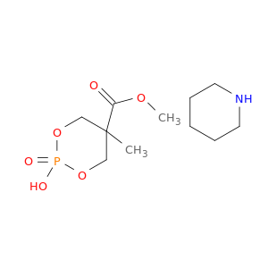 methyl 2-hydroxy-5-methyl-1,3,2-dioxaphosphinane-5-carboxylate 2-oxide- piperidine(1:1)