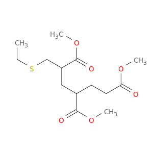 trimethyl 6-(ethylsulfanyl)hexane-1,3,5-tricarboxylate
