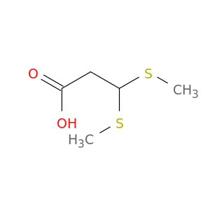 Propanoic acid, 3,3-bis(methylthio)-