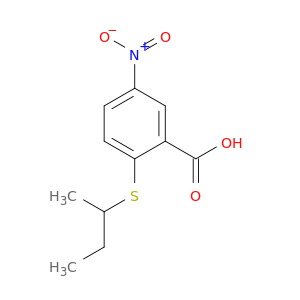2-(Butan-2-ylsulfanyl)-5-nitrobenzoic Acid