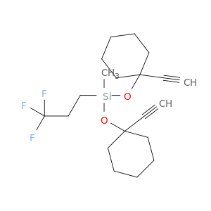 Silane, bis[(1-ethynylcyclohexyl)oxy]methyl(3,3,3-trifluoropropyl)-