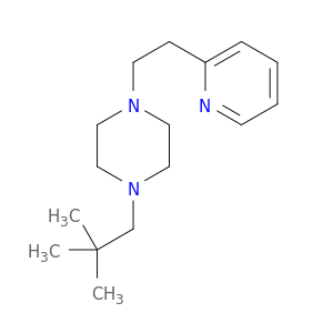 Piperazine, 1-(2,2-dimethylpropyl)-4-[2-(2-pyridinyl)ethyl]-
