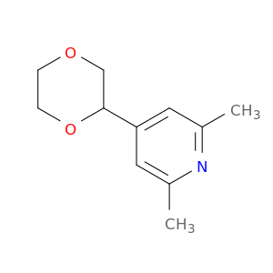 Pyridine, 4-(1,4-dioxan-2-yl)-2,6-dimethyl-