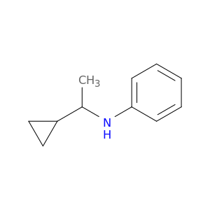 Benzenamine, N-(1-cyclopropylethyl)-