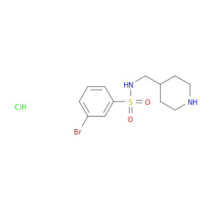 3-溴-N-哌啶-4-基甲基-苯磺酰胺盐酸盐