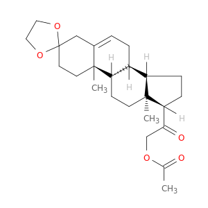 2-[(8s,9s,10r,13s,14s,17s)-10,13-dimethyl-1,2,4,7,8,9,10,11,12,13,14,15,16,17-tetradecahydrospiro[cyclopenta[a]phenanthrene-3,2'-[1,3]dioxolan]-17-yl]-2-oxoethyl acetate