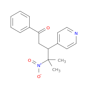 1-Pentanone, 4-methyl-4-nitro-1-phenyl-3-(4-pyridinyl)-