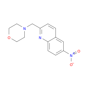 Quinoline, 2-(4-morpholinylmethyl)-6-nitro-