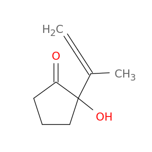 Cyclopentanone, 2-hydroxy-2-(1-methyl-1,2-propadienyl)-