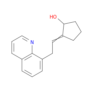 Cyclopentanol, 2-[2-(8-quinolinyl)ethylidene]-