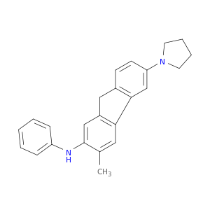9H-Fluoren-2-amine, 3-methyl-N-phenyl-6-(1-pyrrolidinyl)-