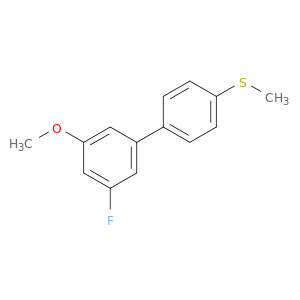 3-Fluoro-5-methoxy-4'-methylthiobiphenyl