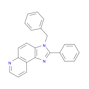 3H-Imidazo[4,5-f]quinoline, 2-phenyl-3-(phenylmethyl)-