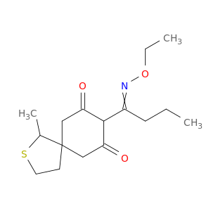 2-Thiaspiro[4.5]decane-7,9-dione, 8-[1-(ethoxyimino)butyl]-1-methyl-