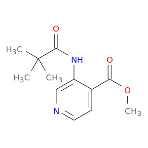 4-吡啶羧酸,3-[[(2,2-二甲基-1-氧丙基)氨基]-,甲酯