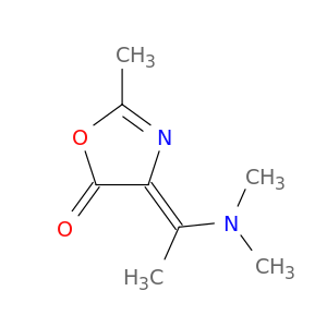 5(4H)-Oxazolone, 4-[1-(dimethylamino)ethylidene]-2-methyl-, (4Z)-