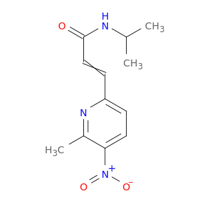 2-Propenamide, N-(1-methylethyl)-3-(6-methyl-5-nitro-2-pyridinyl)-