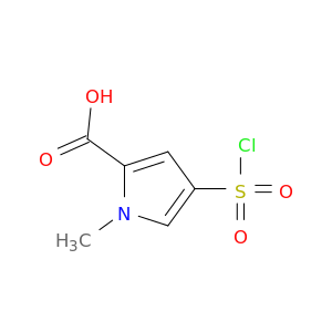 4-(Chlorosulfonyl)-1-methyl-1H-pyrrole-2-carboxylic Acid