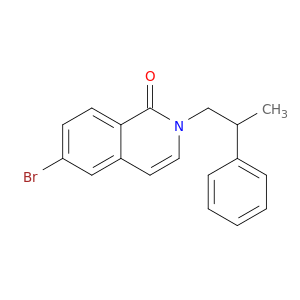 6-溴-2-(2-苯基丙基)-1(2H)-异喹啉酮