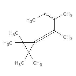 Cyclopropane, (2,3-dimethyl-1,3-pentadienylidene)tetramethyl-