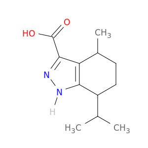 1H-Indazole-3-carboxylicacid, 4,5,6,7-tetrahydro-4-methyl-7-(1-methylethyl)-
