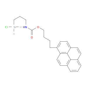 Carbamic acid, [3-(chlorosilyl)propyl]-, 4-(1-pyrenyl)butyl ester