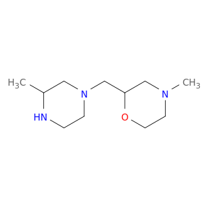 4-methyl-2-[(3-methylpiperazin-1-yl)methyl]morpholine