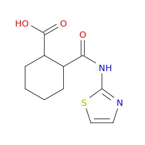 2-[(2-噻唑氨基)羰基]环己羧酸