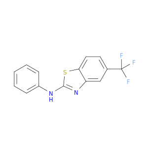 2-Benzothiazolamine, N-phenyl-5-(trifluoromethyl)-