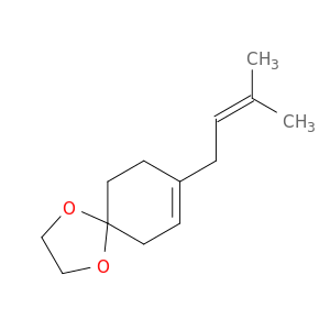 1,4-Dioxaspiro[4.5]dec-7-ene, 8-(3-methyl-2-butenyl)-