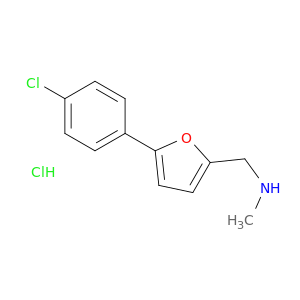 {[5-(4-chlorophenyl)furan-2-yl]methyl}(methyl)amine hydrochloride