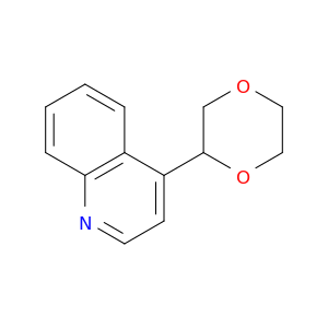 Quinoline, 4-(1,4-dioxan-2-yl)-