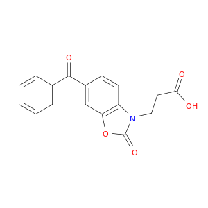 3(2H)-Benzoxazolepropanoicacid, 6-benzoyl-2-oxo-