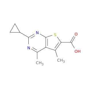2-Cyclopropyl-4,5-Dimethylthieno[2,3-D]Pyrimidine-6-Carboxylic Acid