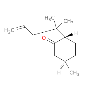 Cyclohexanone, 2-(1,1-dimethyl-3-butenyl)-5-methyl-, (2S,5R)-