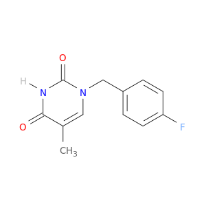 2,4(1H,3H)-Pyrimidinedione, 1-[(4-fluorophenyl)methyl]-5-methyl-