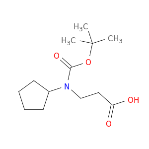 3-((tert-Butoxycarbonyl)(cyclopentyl)amino)propanoic acid