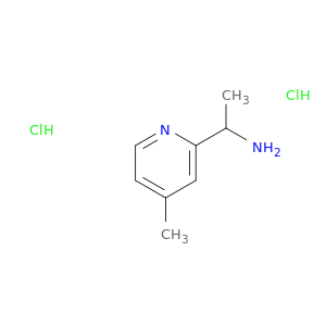 2-吡啶甲烷胺,α,4-二甲基-,盐酸盐(1：2)