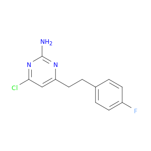 2-Pyrimidinamine,4-chloro-6-[2-(4-fluorophenyl)ethyl]-