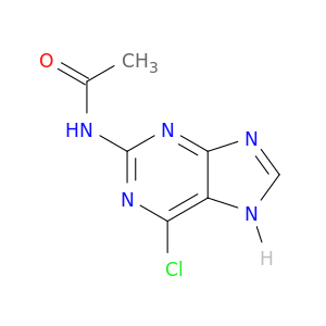 N-(6-氯-7H-嘌呤-2-基)乙酰胺
