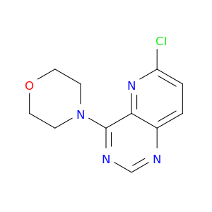 Pyrido[3,2-d]pyrimidine, 6-chloro-4-(4-morpholinyl)-