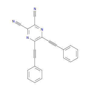 2,3-Pyrazinedicarbonitrile, 5,6-bis(phenylethynyl)-