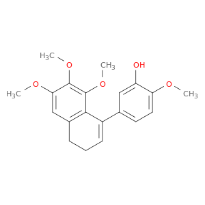 Phenol, 5-(3,4-dihydro-6,7,8-trimethoxy-1-naphthalenyl)-2-methoxy-