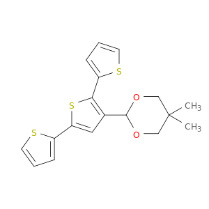 1,3-Dioxane, 5,5-dimethyl-2-[2,2':5',2''-terthiophen]-3'-yl-