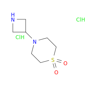 4-(氮杂环丁烷-3-基)硫代吗啉1,1-二氧化物二盐酸盐