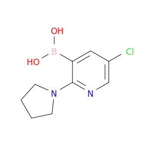 5-Chloro-2-pyrrolidinopyridine-3-boronic acid